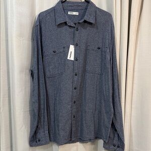 NWT Blue Button-Up Shirt